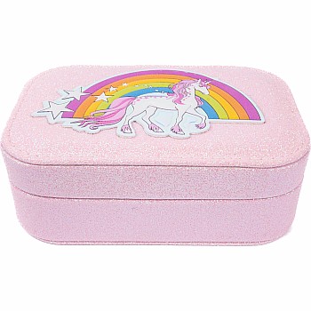 Pretty Precious Unicorn Jewelry Box in Pink