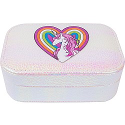 Pretty Precious Unicorn Jewelry Box in Irridescent