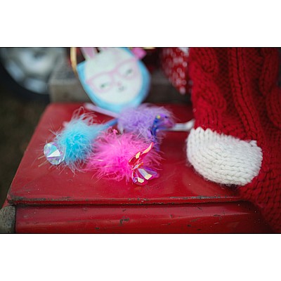 Butterfly Gem Fluffy Pens (assorted)