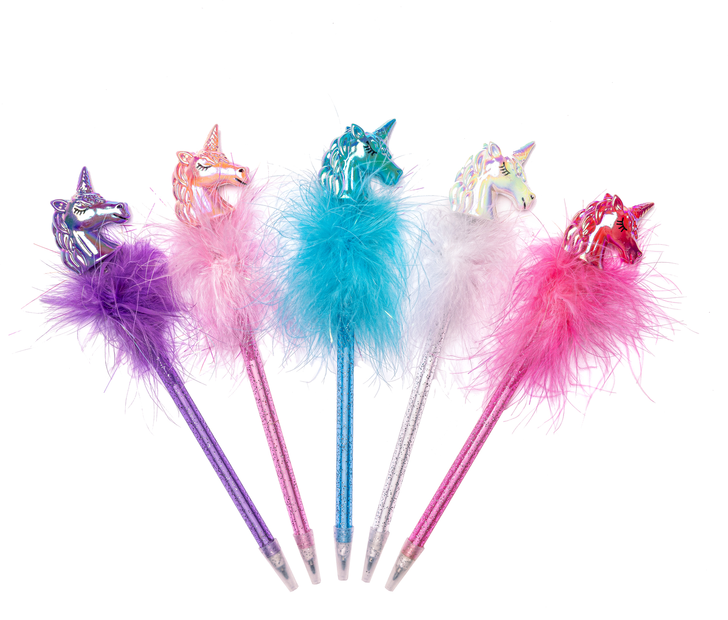 Iridescent Unicorn Pens (assorted) - Lucky Duck Toys