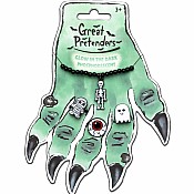 Witch Hand Ring Card with 3 Rings & Bracelet (assorted)