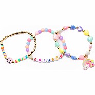 Rainbow Smiles Bracelet Set