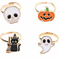 Spooky Wooky Halloween Rings (assorted)