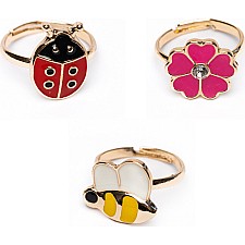 Ladybug Garden Ring Set