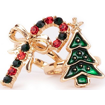 All Aglow Holiday Ring Set