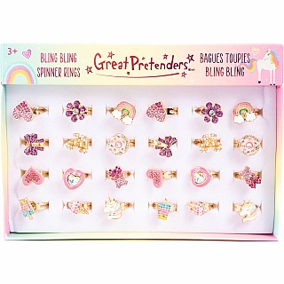 Bling Bling Spinner Rings (Assorted)