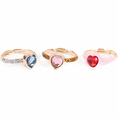 Hearts of Love Ring Set, 3pc