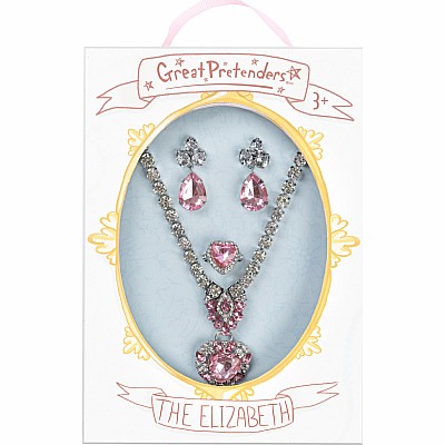 The Marilyn, Pink/Silver, 4pc Set