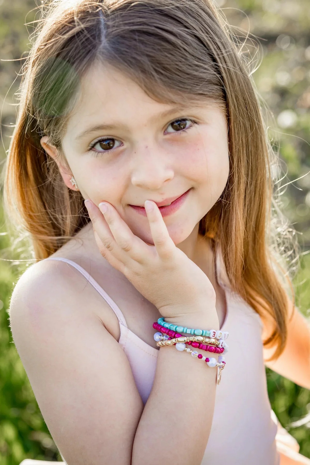 Adorable little girl bracelets