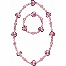 Cotton Candy Necklace  Bracelet Set