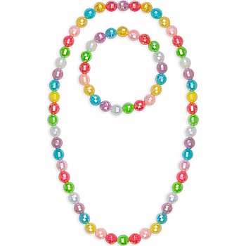 Color Me Rainbow Necklace & Bracelet Set