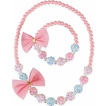 Think Pink Necklace  Bracelet Set