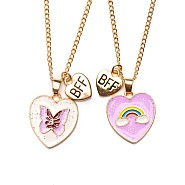 Rainbow Butterfly BFF Necklace (Assorted)