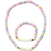 Cute Smile Necklace & Bracelet Set (2pc)