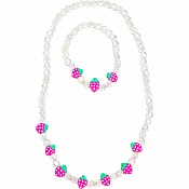 Berry Beautiful Necklace and Bracelet Set