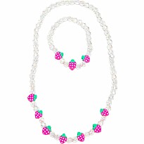 Berry Beautiful Necklace and Bracelet Set