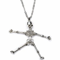 Spooky Scary Skeleton Necklace