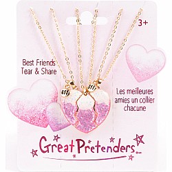 Besties Era Tear and Share Necklaces, 3pc