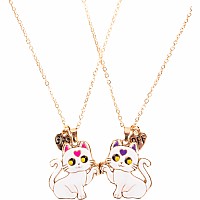 Smitten Kitten Tear & Share Necklaces, 2pc