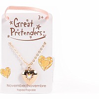 Birthstone Month Heart Locket (Assorted)