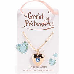 Birthstone Month Heart Locket (Assorted)