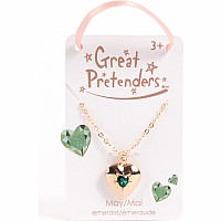 Birthstone Month Heart Locket (Assorted)