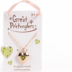 Birthstone Month Heart Locket (Assorted)