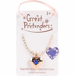 Birthstone Month Heart Locket (Assorted)