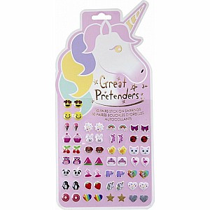 Unicorn Sticker Earrings, 30 Pairs