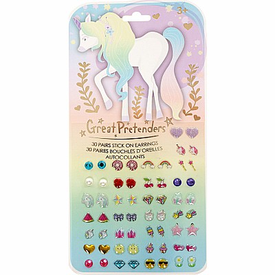 Whimsical Unicorn Sticker Earrings