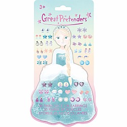 Frosty Sister Stick On Earrings