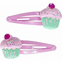 Frosty Topping Cupcake Hairclips Set