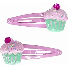 Frosty Cupcake Hairclips