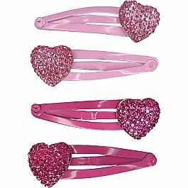 Sparkly My Heart Hair Clips (assorted)