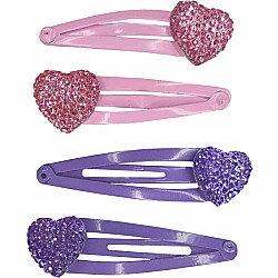 Sparkly My Heart Hair Clips (assorted)