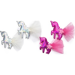 Iridescent Unicorns Hairclips