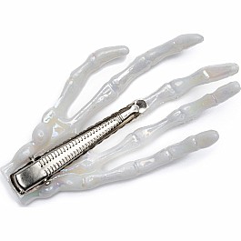 Skeleton Hands Hair Clips