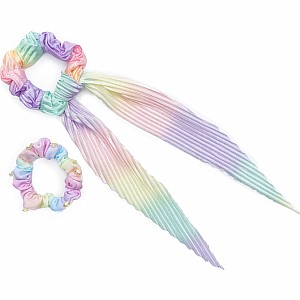 Pastel Rainbow Scrunchies  (assorted)