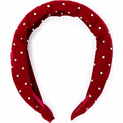 Sparkle Red Velvet Headband