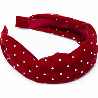 Sparkle Red Velvet Headband