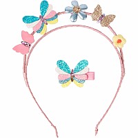 Butterflies for Days Headband & Clip