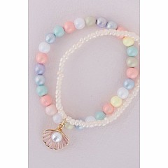 Boutique Pastel Shell Bracelet