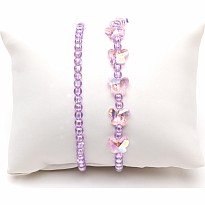 Boutique Shimmer Butterfly Bracelet Set (assorted)