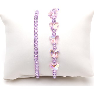 Boutique Shimmer Butterfly Bracelet Set (assorted)