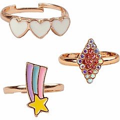 Boutique Heart Star Rings  Great Pretenders USA