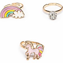 Boutique Unicorn Rainbow Rings