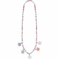 Boutique Shimmer Flower Necklace  Great Pretenders USA