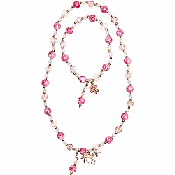 Boutique Pink Crystal Necklace