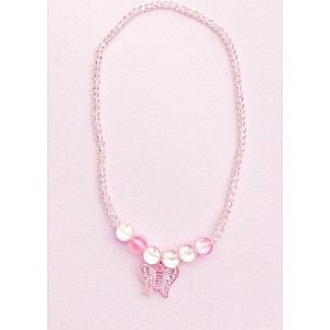 Boutique Holo Pink Crystal Necklace