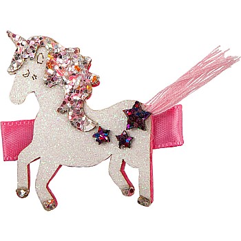 Boutique Tassy Tail Unicorn Hairclip  Great Pretenders USA